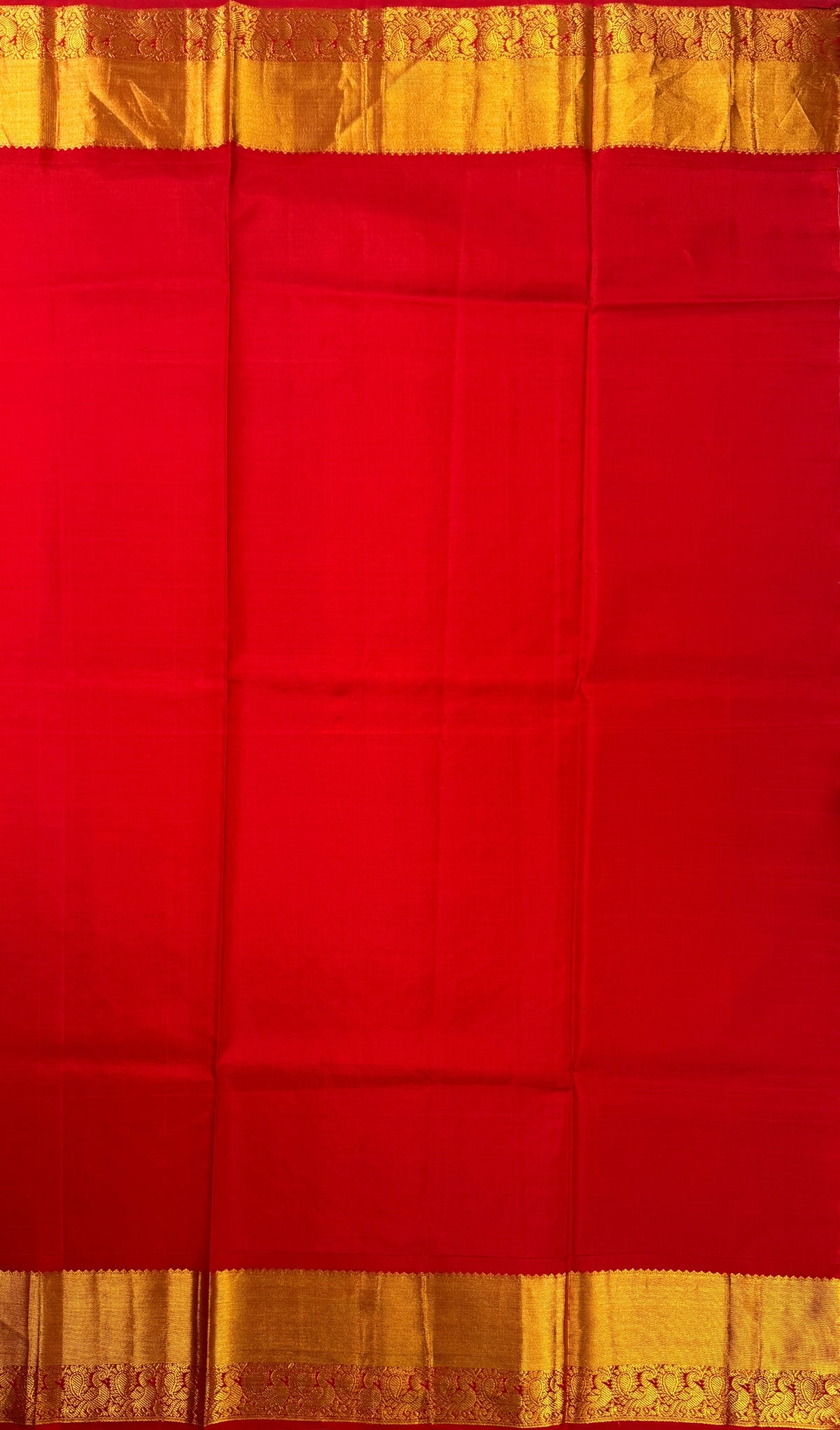 Red Pure Silk Kanjivaram Saree