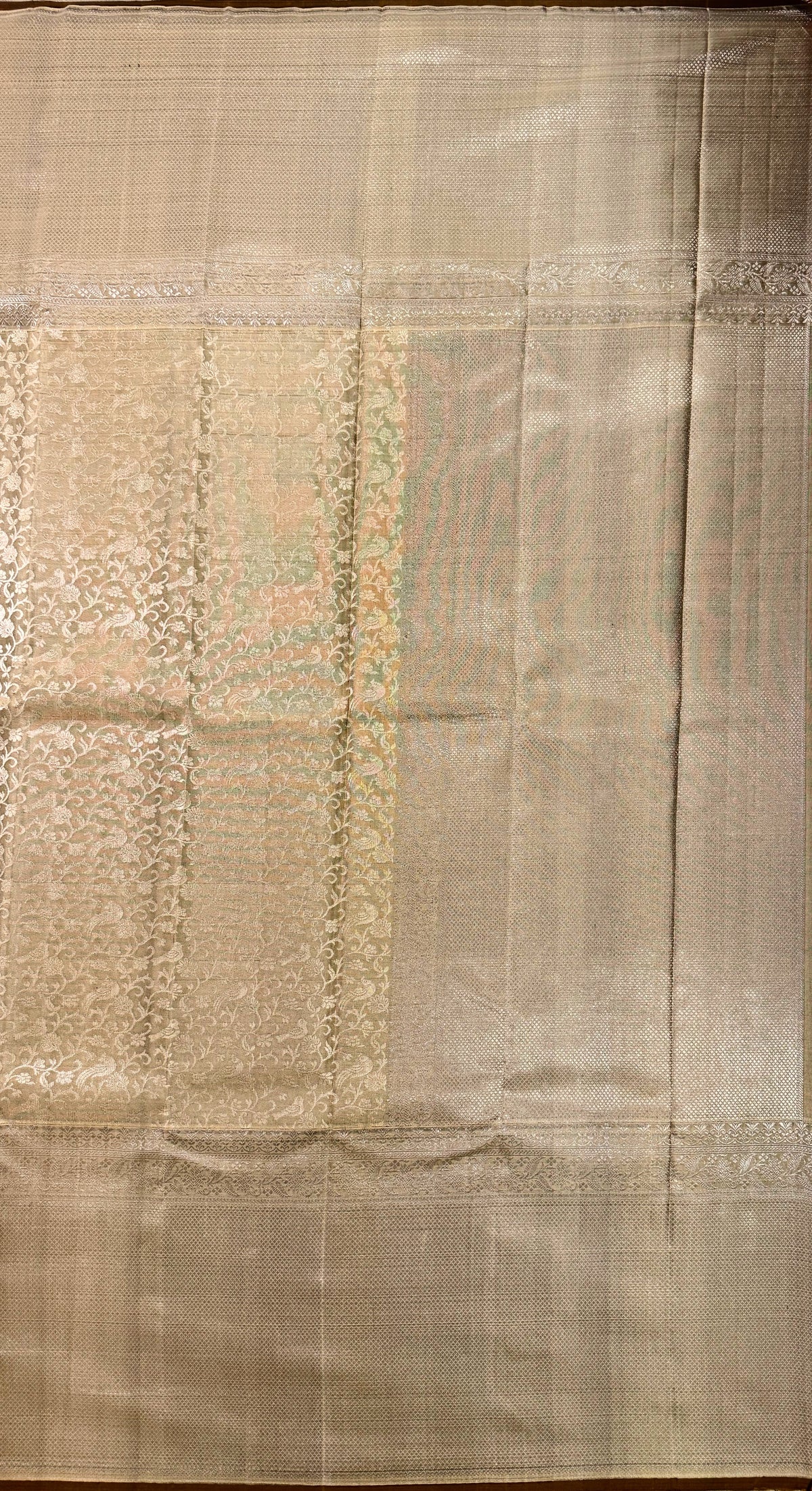 Golden Pure Silk Kanjivaram Saree