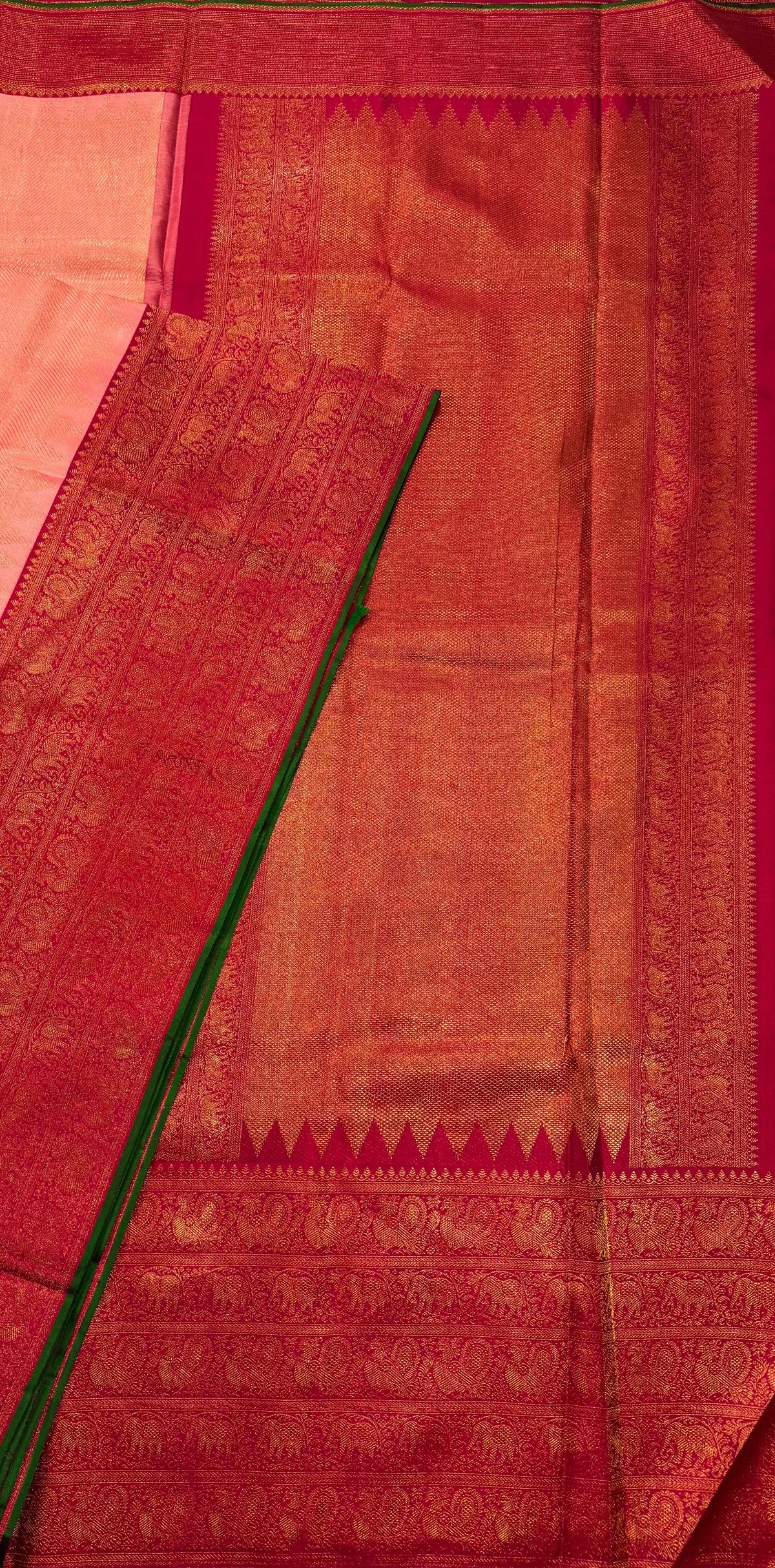 Pink Pure Silk Kanjivaram Saree