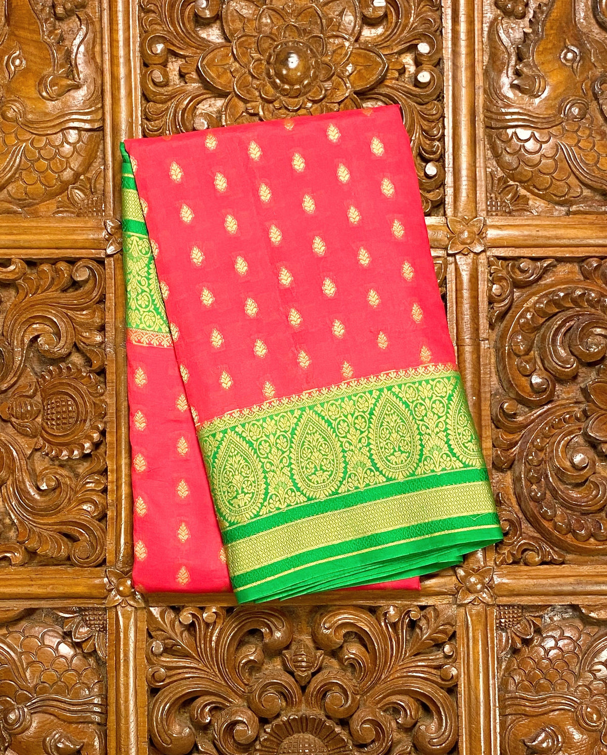 Pink Pure Silk Saree