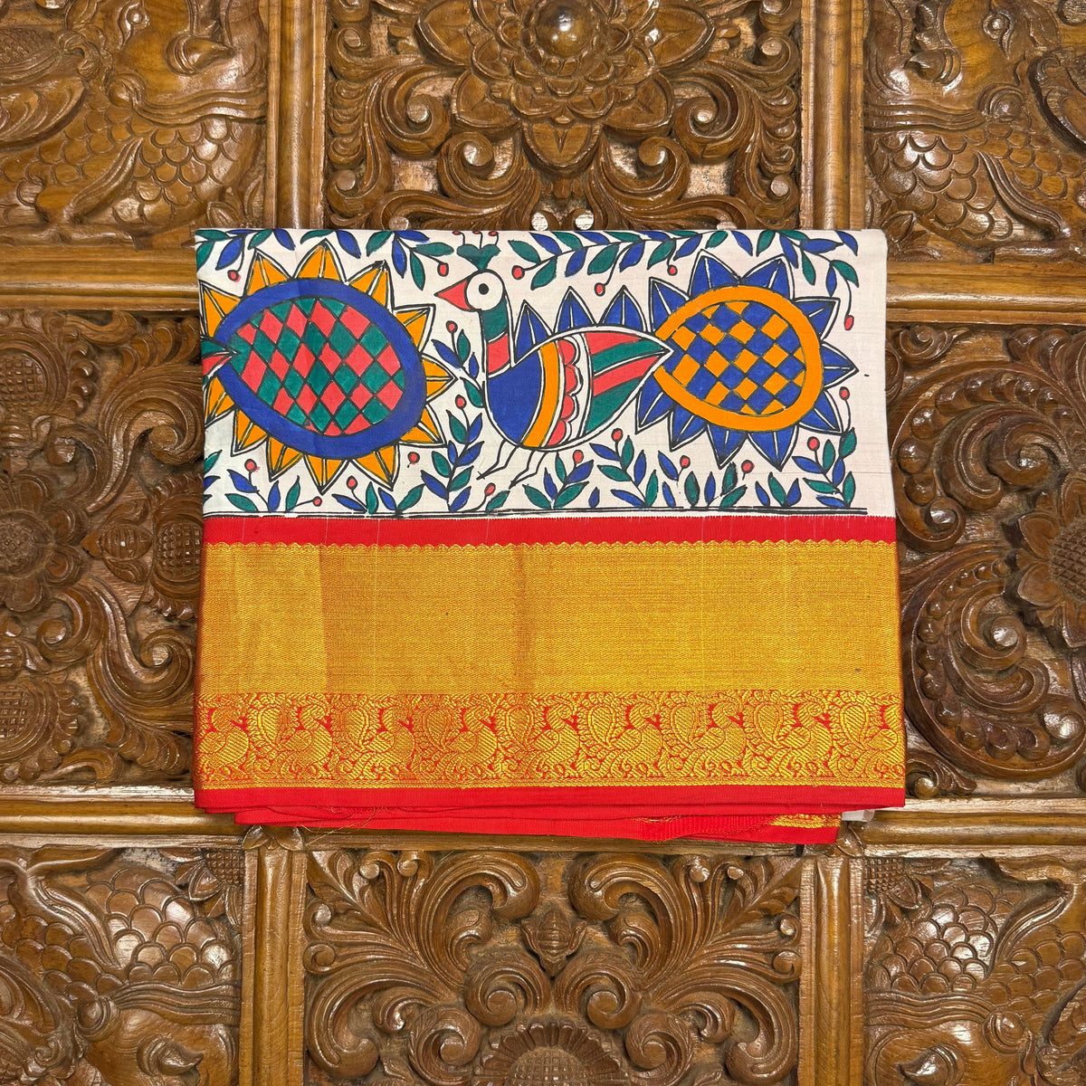 Red Pure Silk Kanjivaram Saree