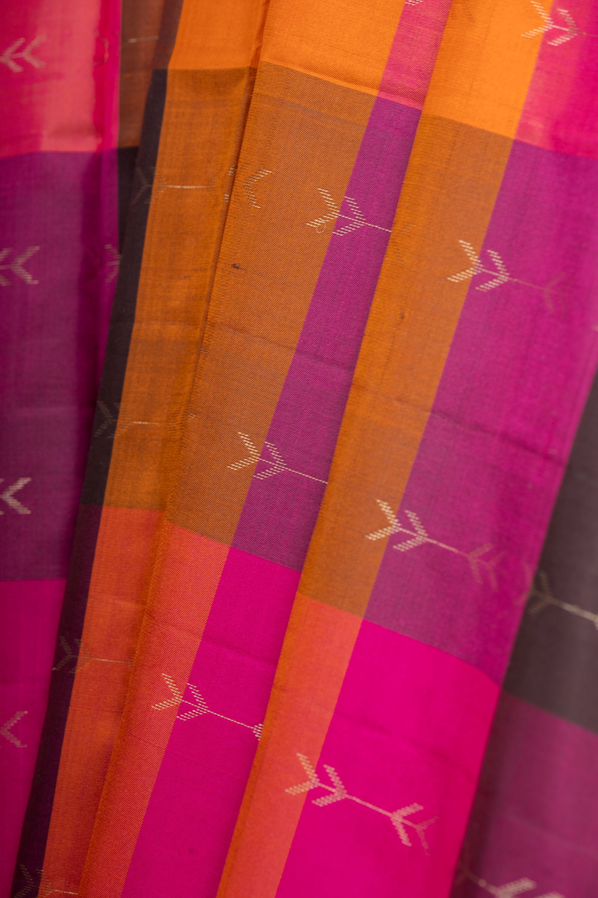 Multicolour Pure Soft Silk Saree