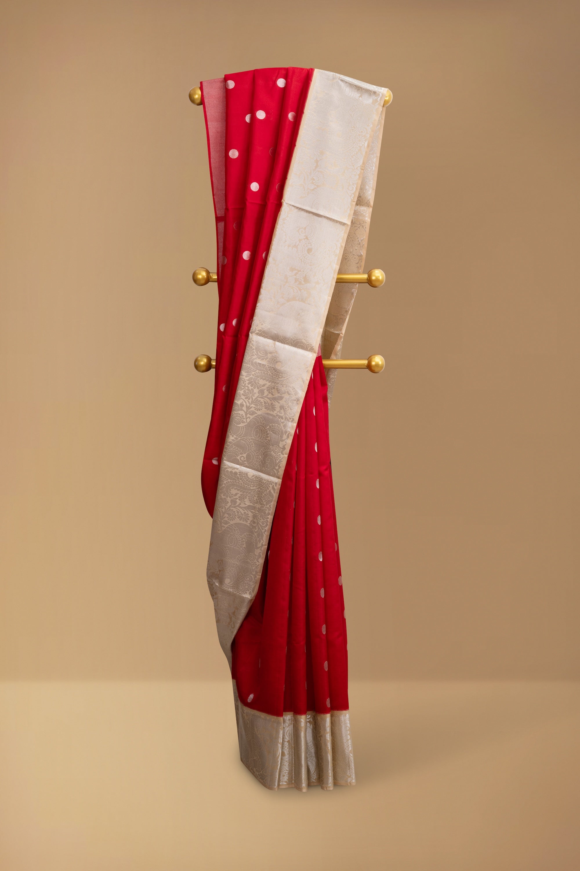 Red Pure Soft Silk Saree