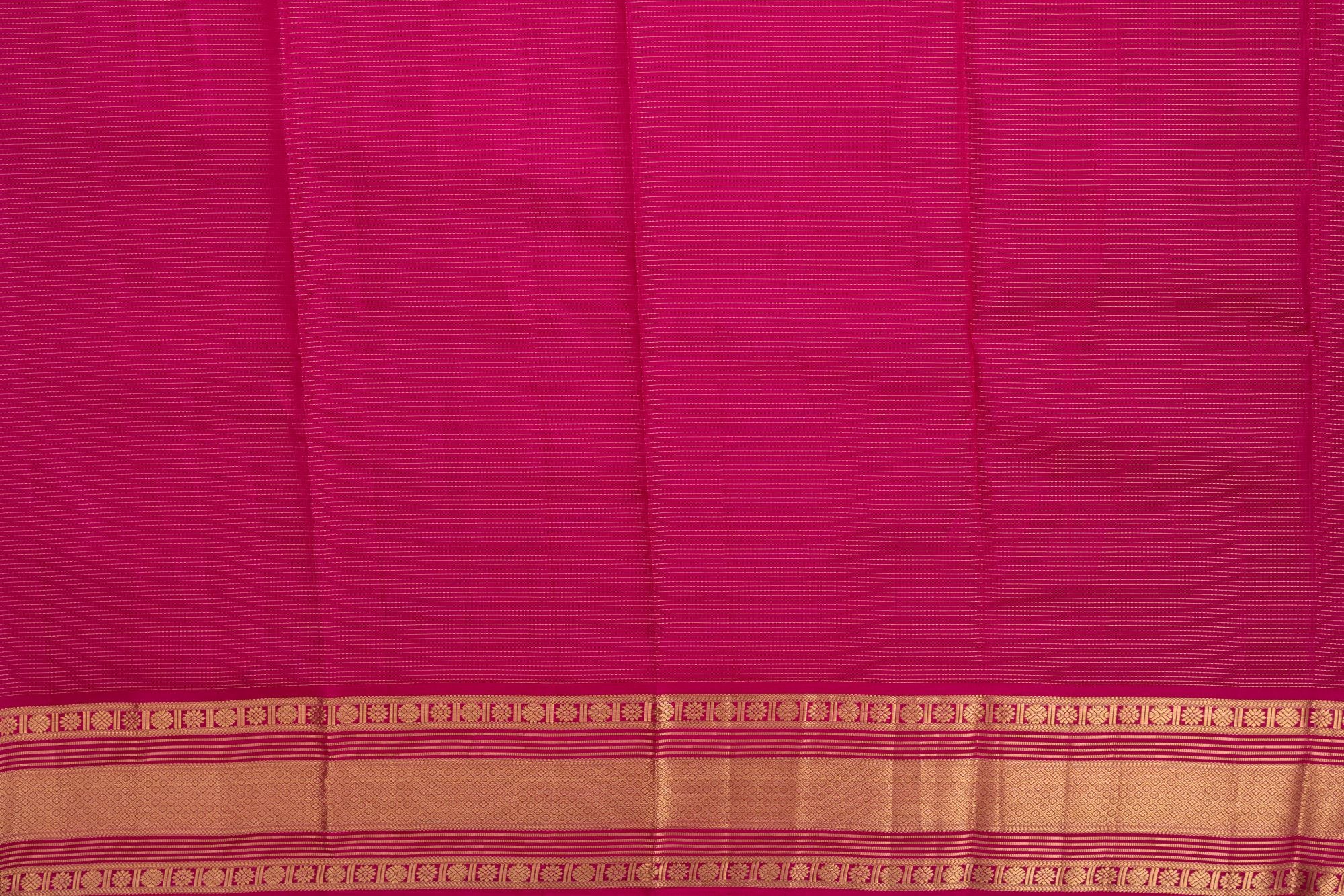 Navy Blue Pure Silk Kanjivaram Saree