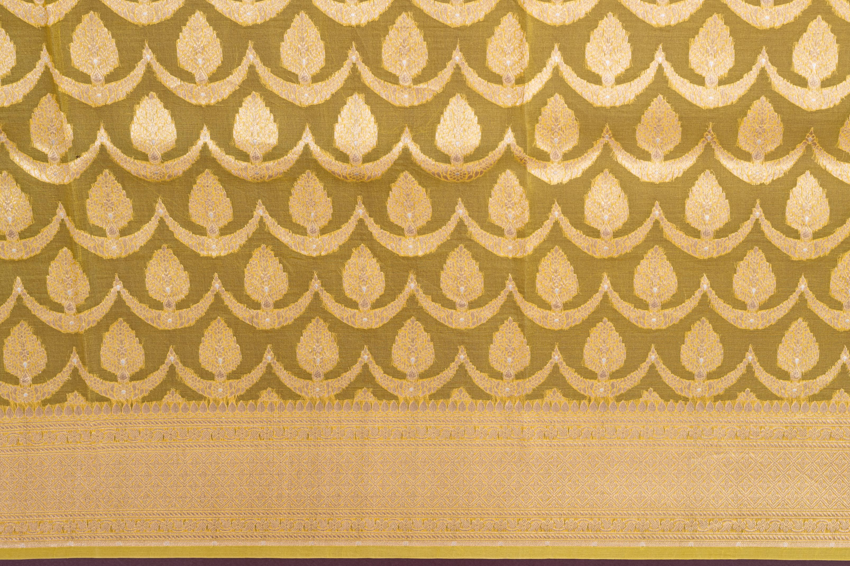 Blue Banarasi Organza Saree