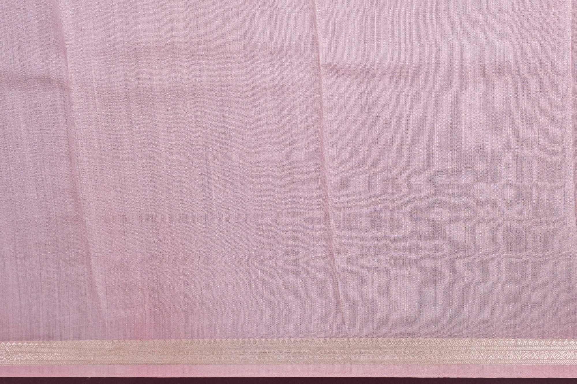 Printed Pink Organza Saree