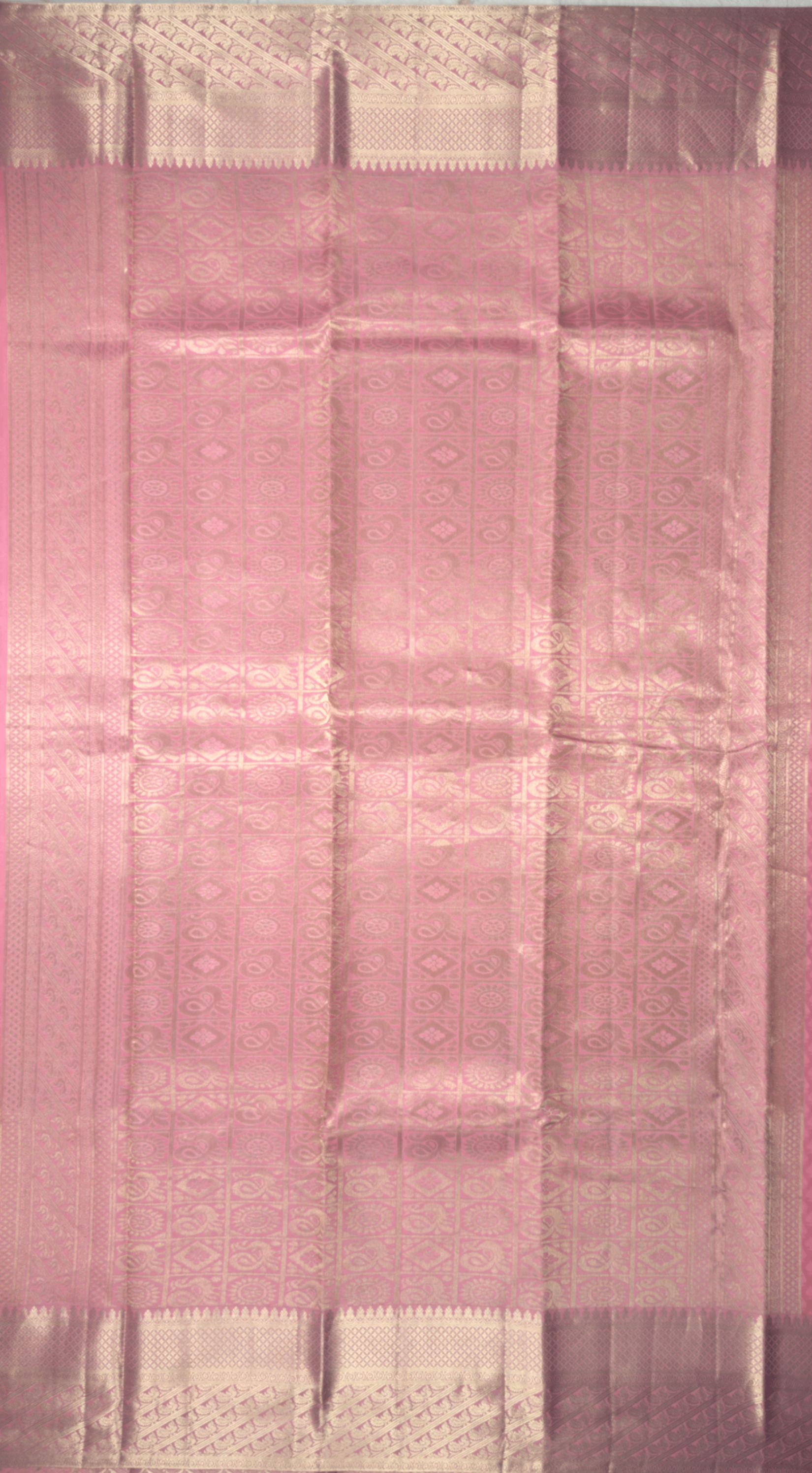 Pink Pure Silk Kanjivaram Saree
