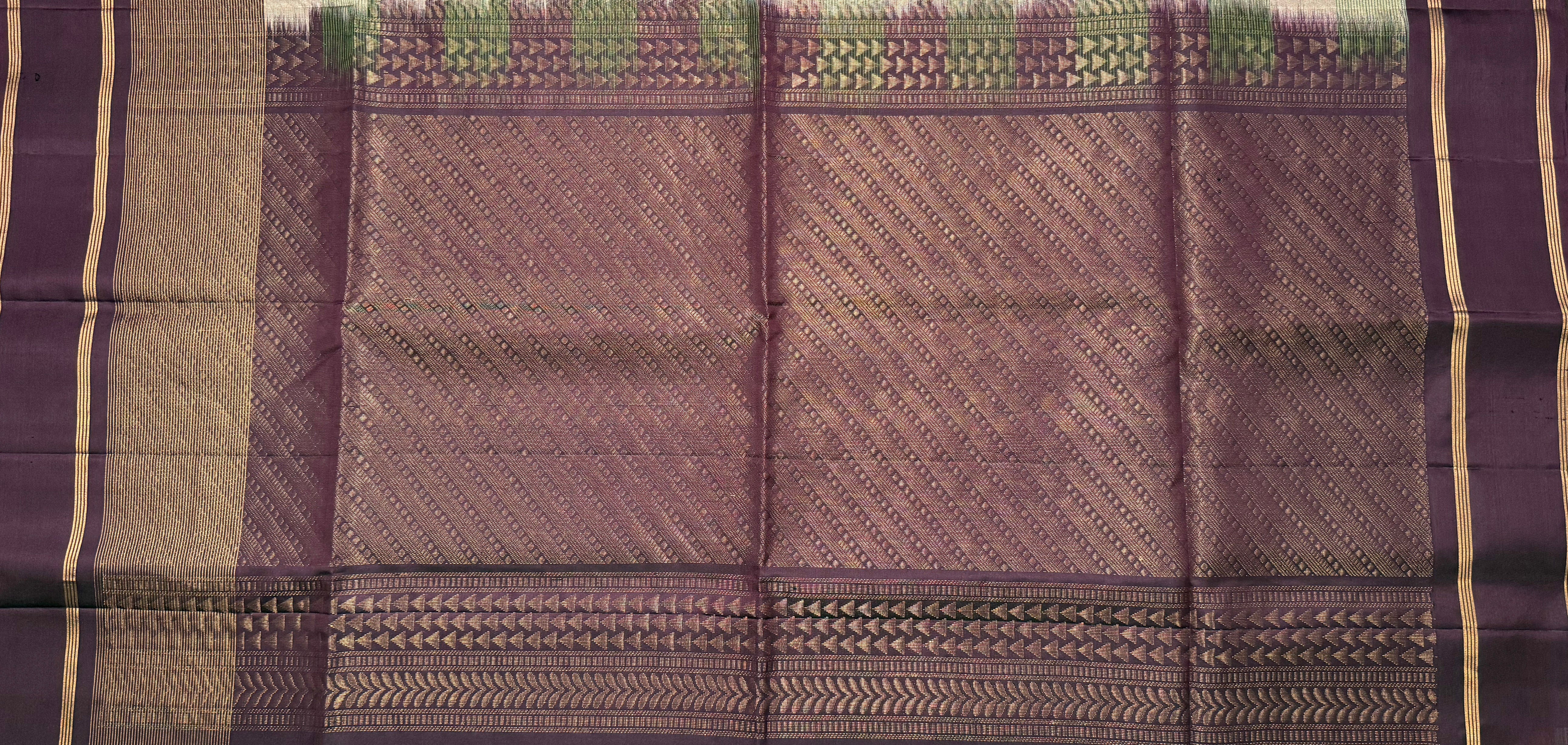 Cream Pure Silk Soft Silk Saree