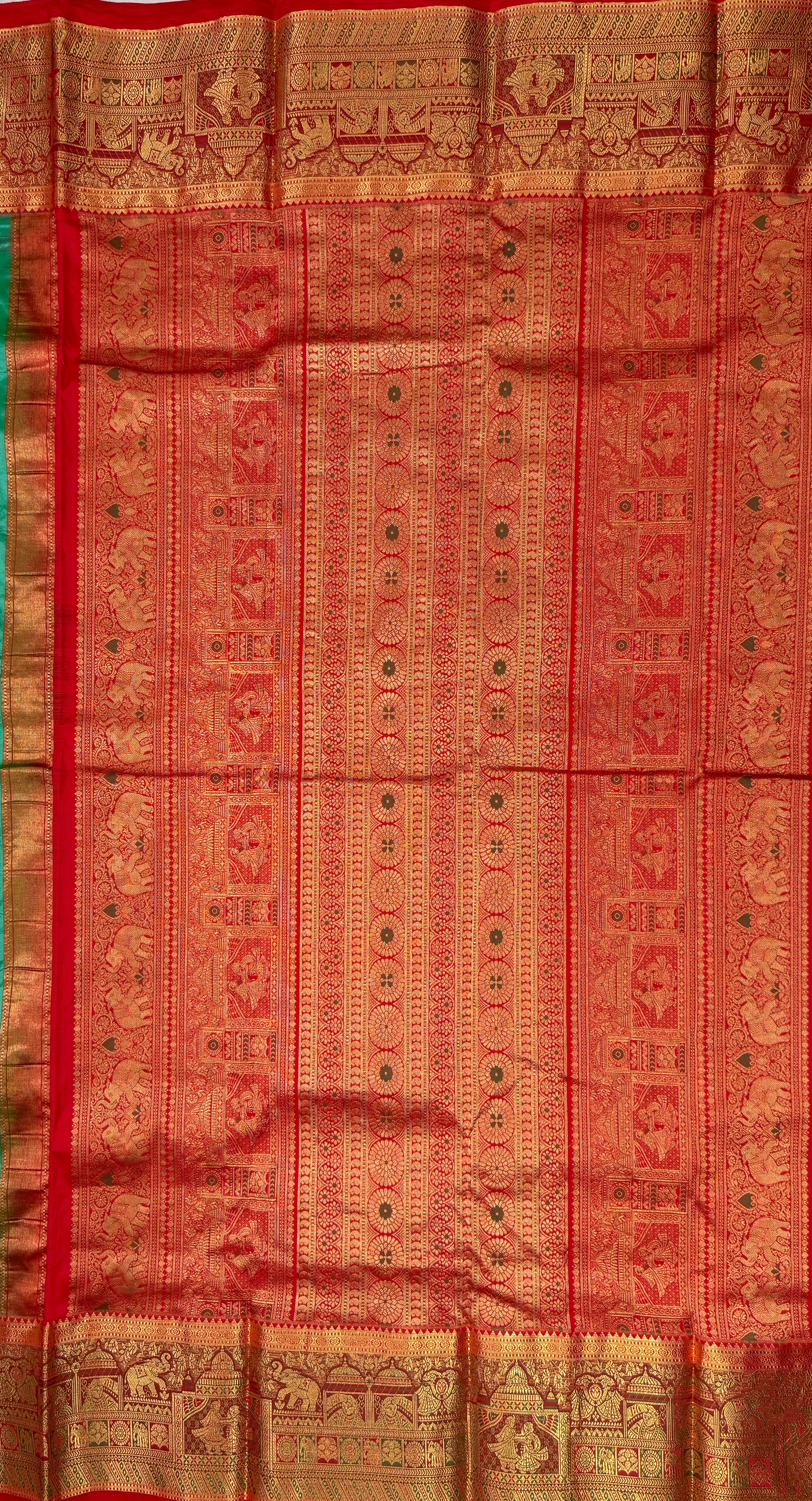 Green Pure Silk Kanjivaram Saree