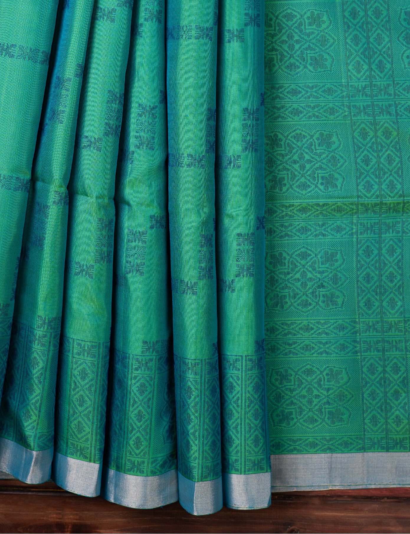 Green Pure Soft Silk Saree