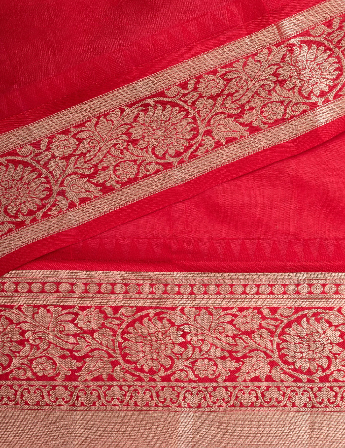 Dark Green Pure Soft Silk Saree