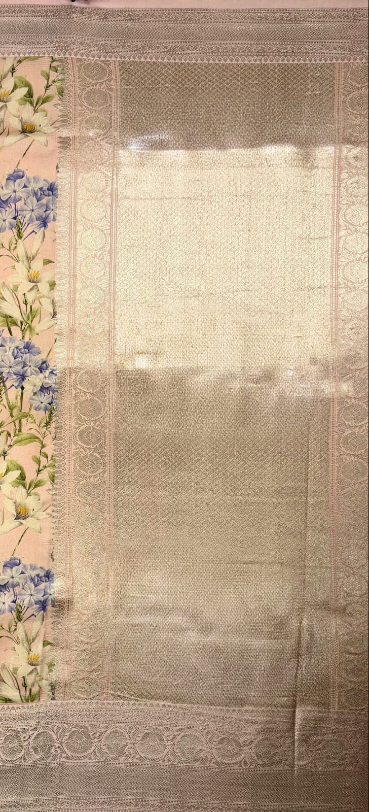 Pink Pure Tussar Saree