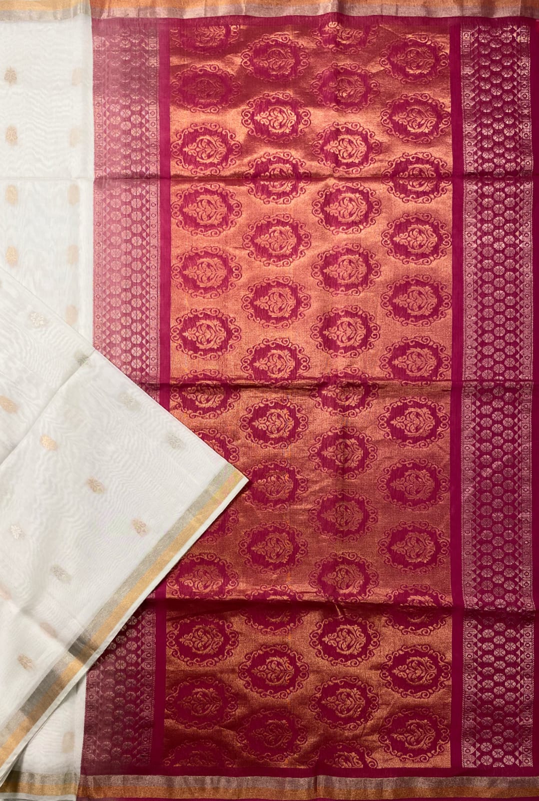 Pink Silk Cotton Saree