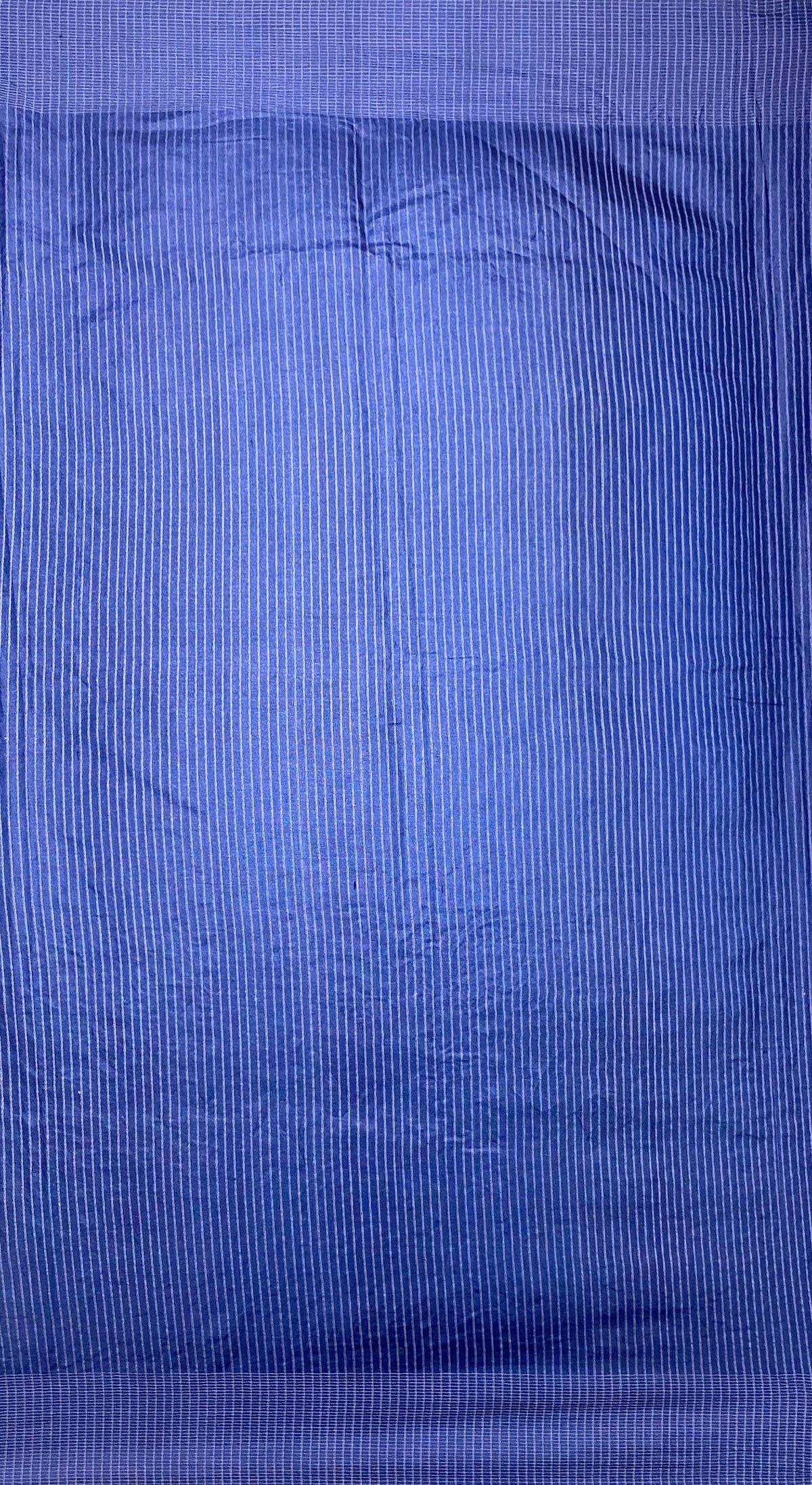Blue Tussar Silk Saree