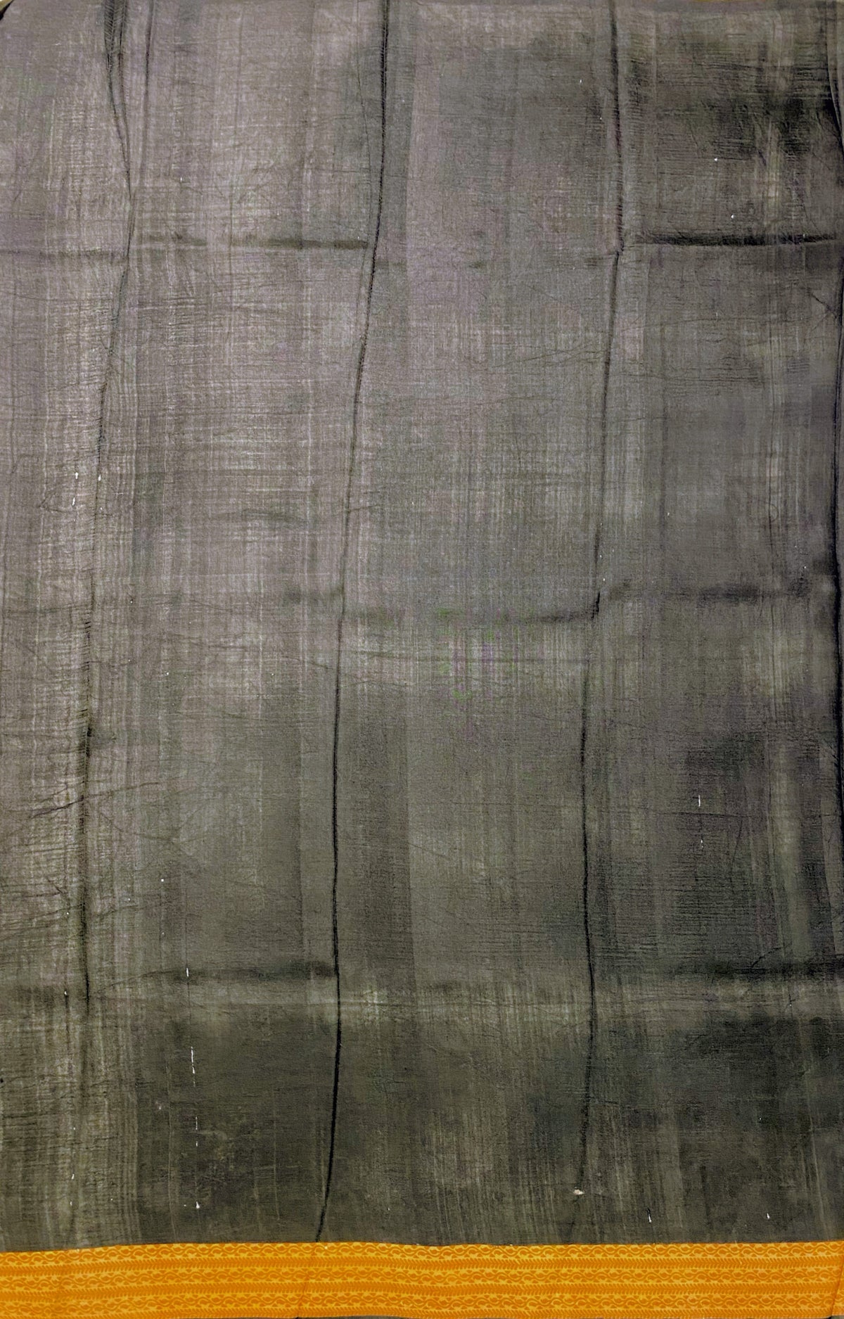 Black Tussar Silk Saree