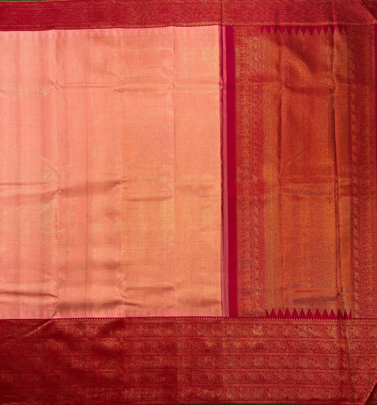 Pink Pure Silk Kanjivaram Saree