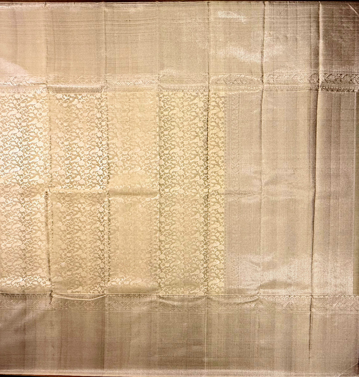 Golden Pure Silk Kanjivaram Saree