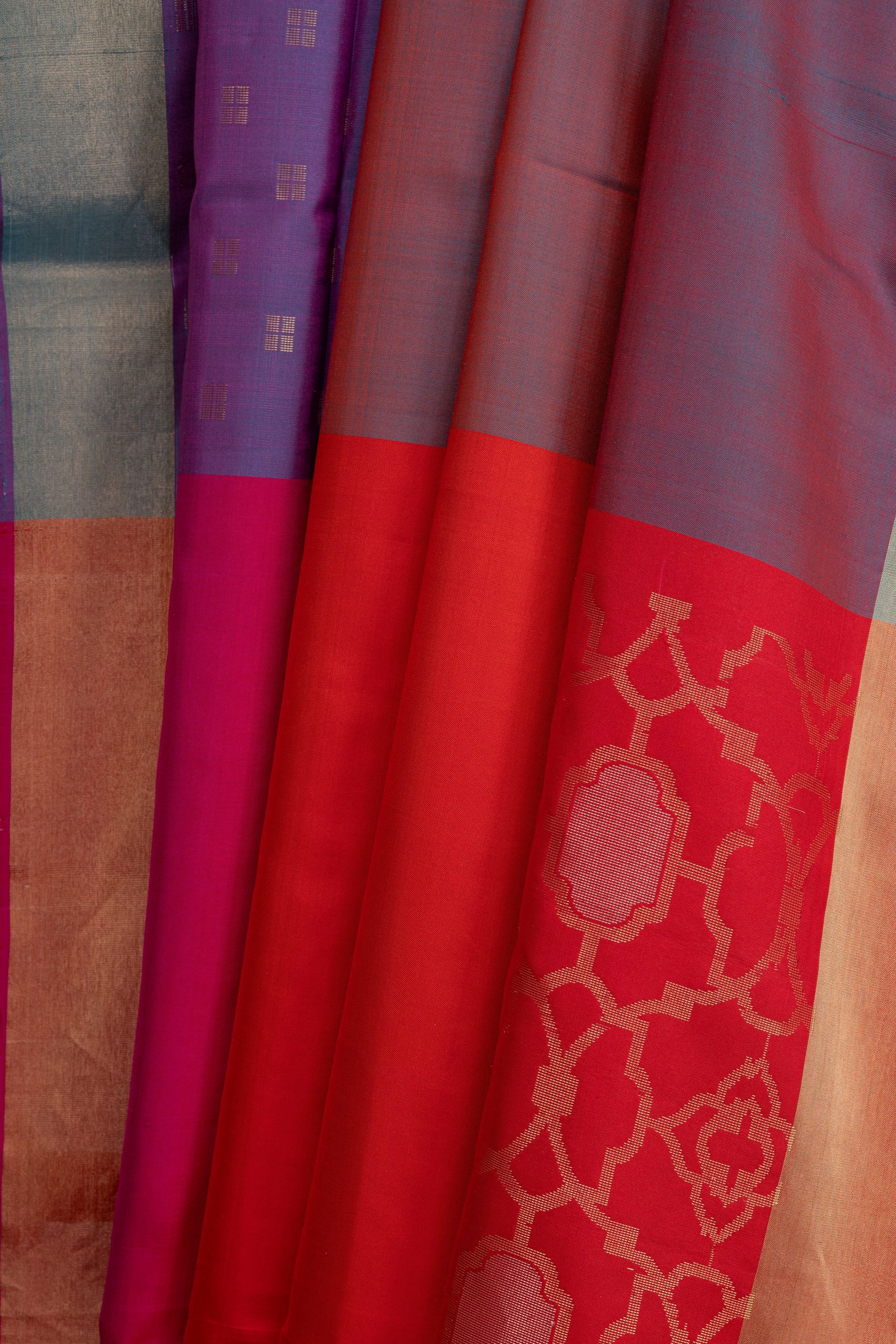 Multicolour Pure Soft Silk Saree