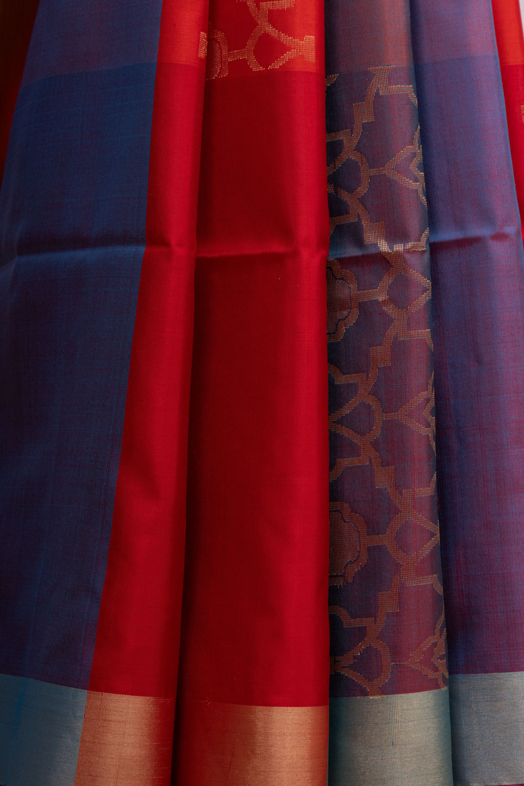 Multicolour Pure Soft Silk Saree