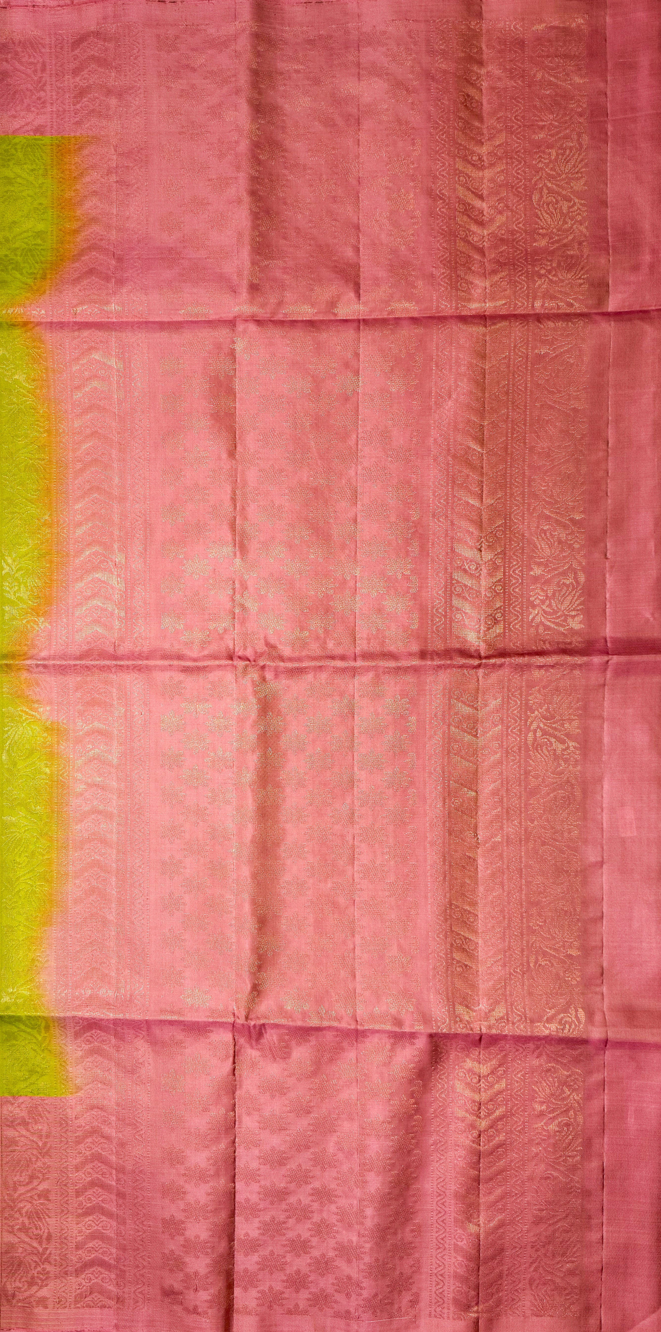 Green Pure Silk Soft Silk Saree