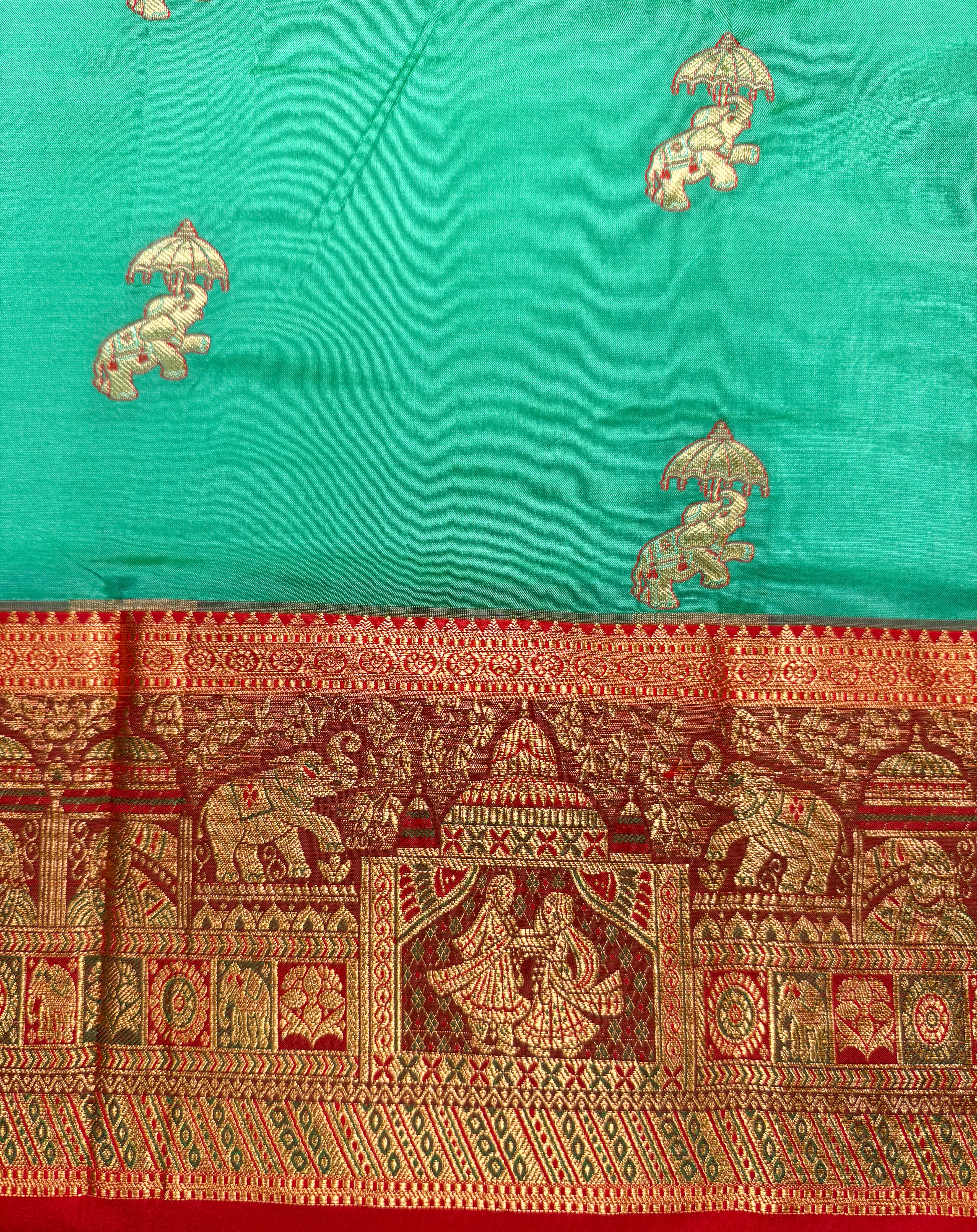 Green Pure Silk Kanjivaram Saree