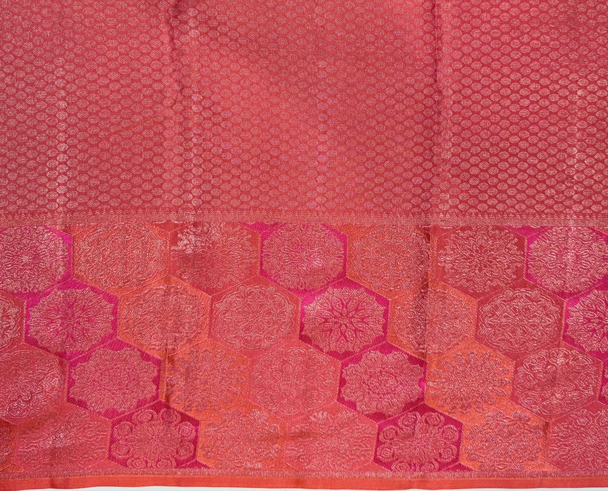 Two-toned Green Pure Silk Kanjivaram Saree