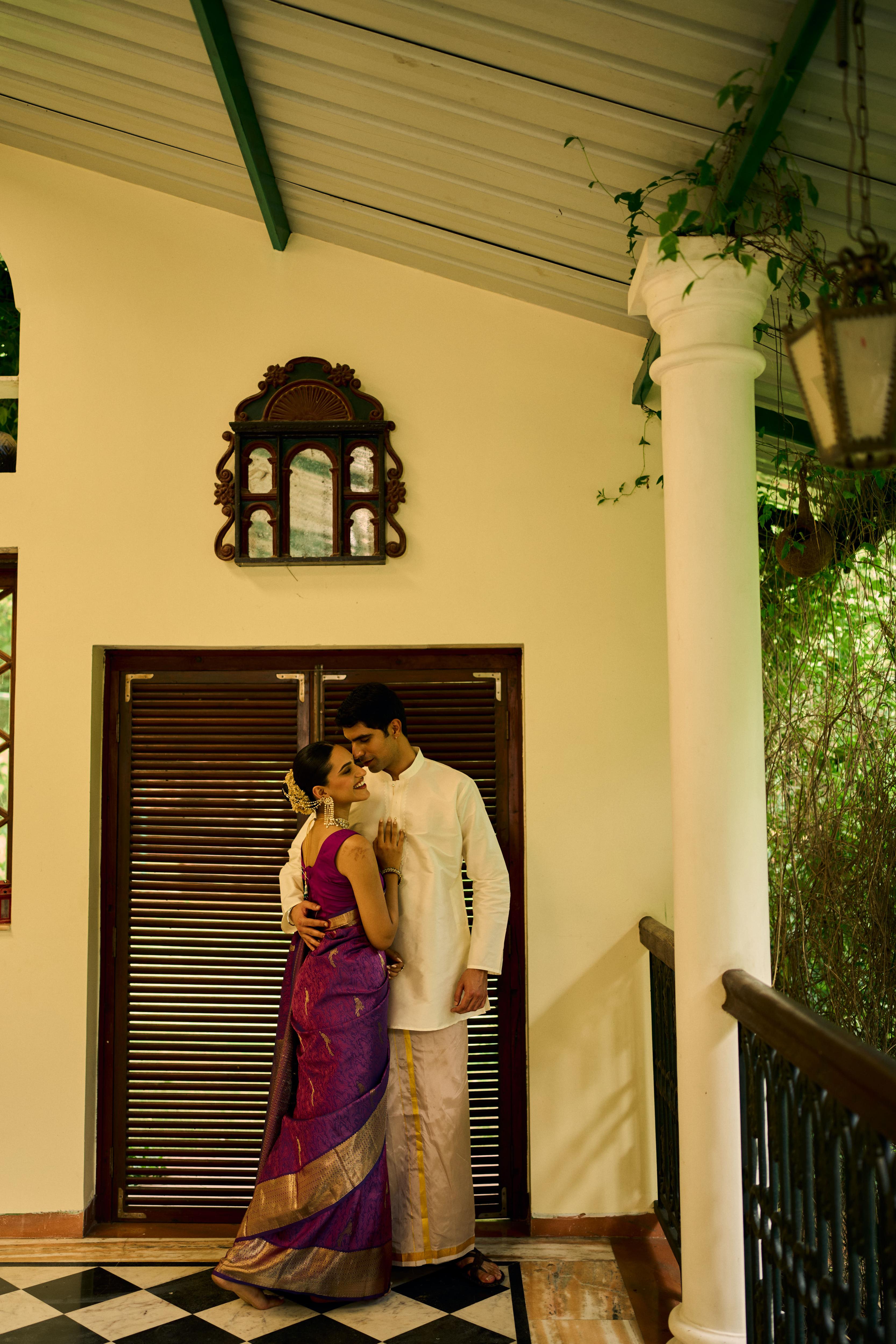 Purple Pure Silk Kanjivaram Saree
