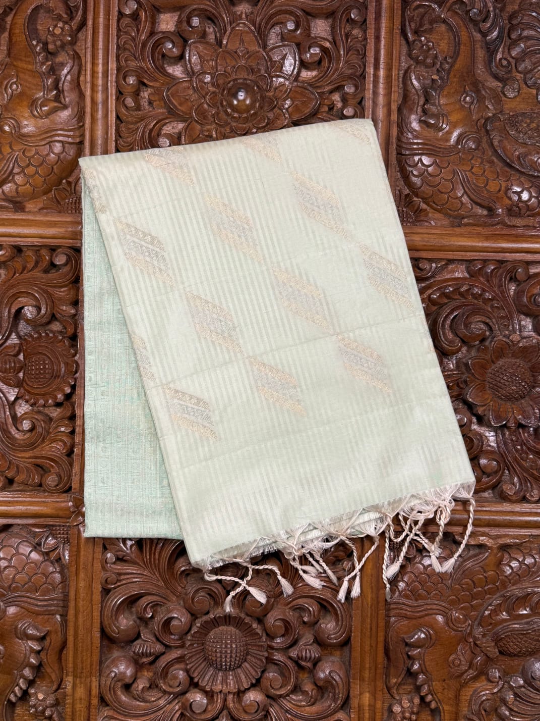 Green Pure Soft Silk Saree