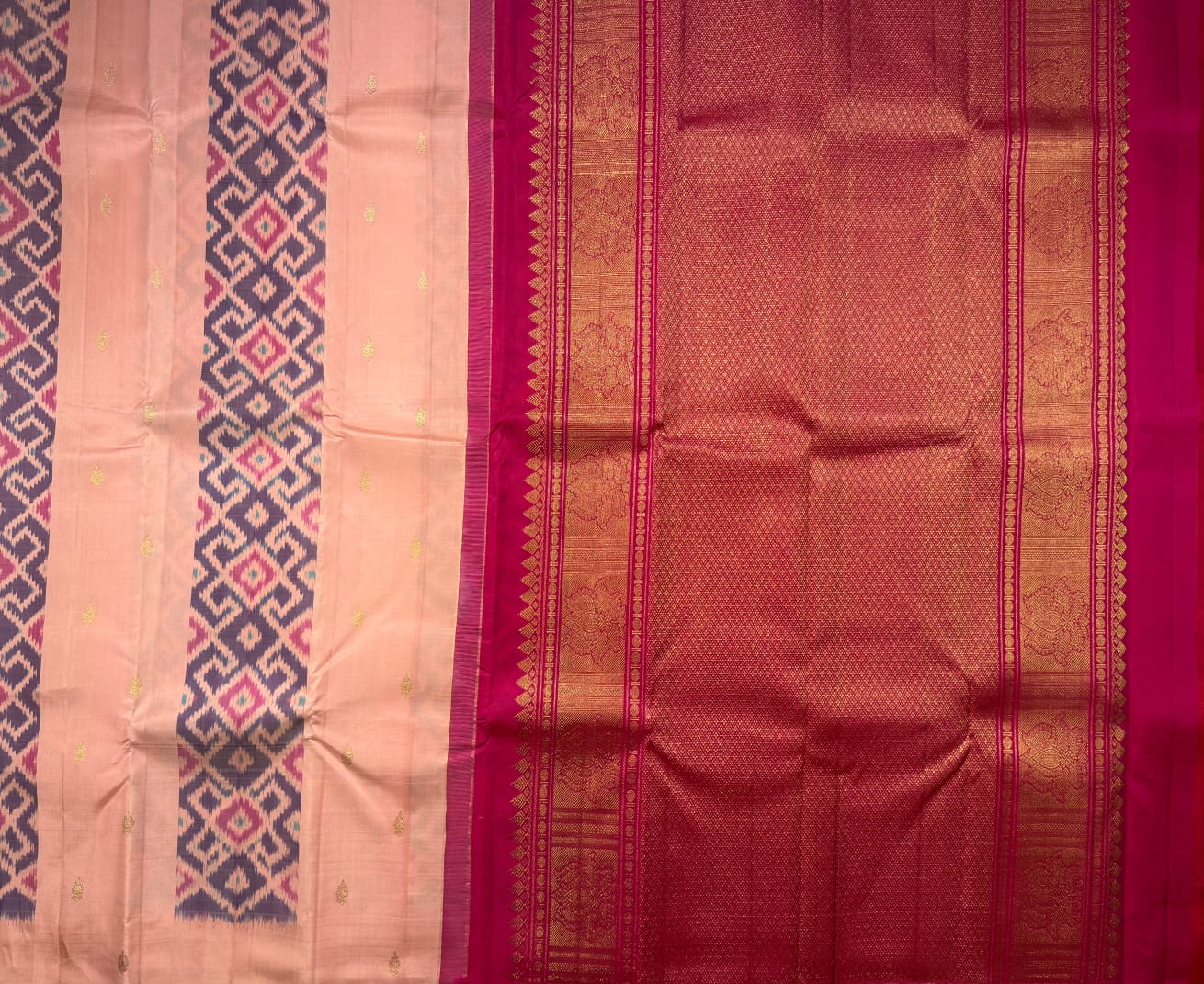 Pink Pure Silk Kanjivaram Saree
