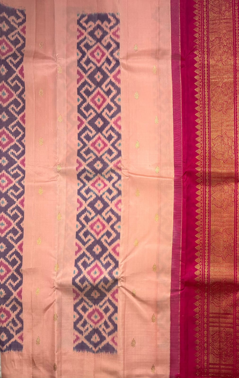 Pink Pure Silk Kanjivaram Saree