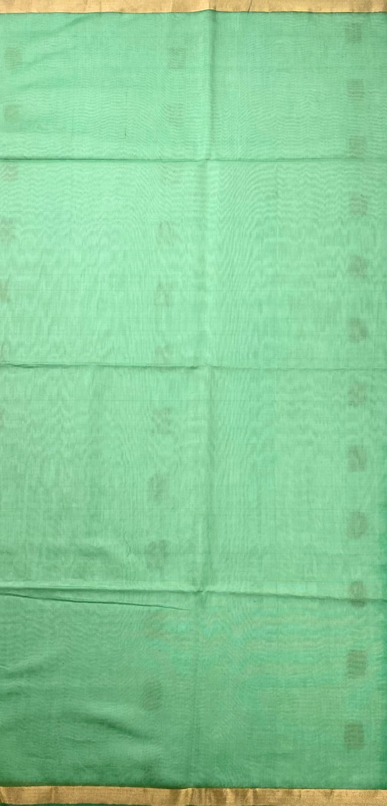 Green Silk Cotton Saree