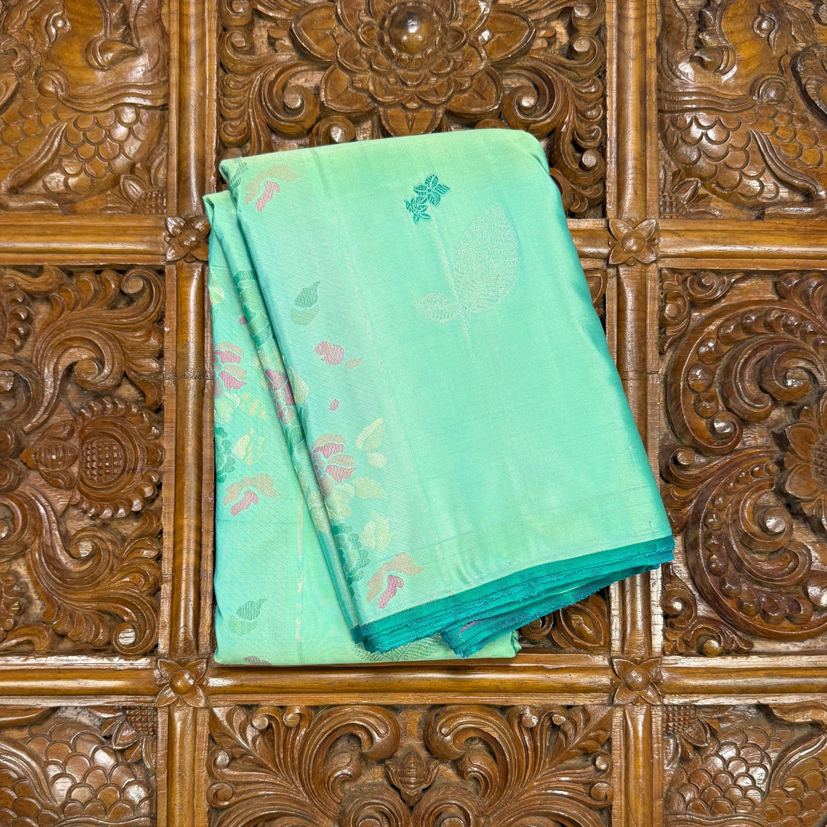 Green Pure Silk Kanjivaram Saree
