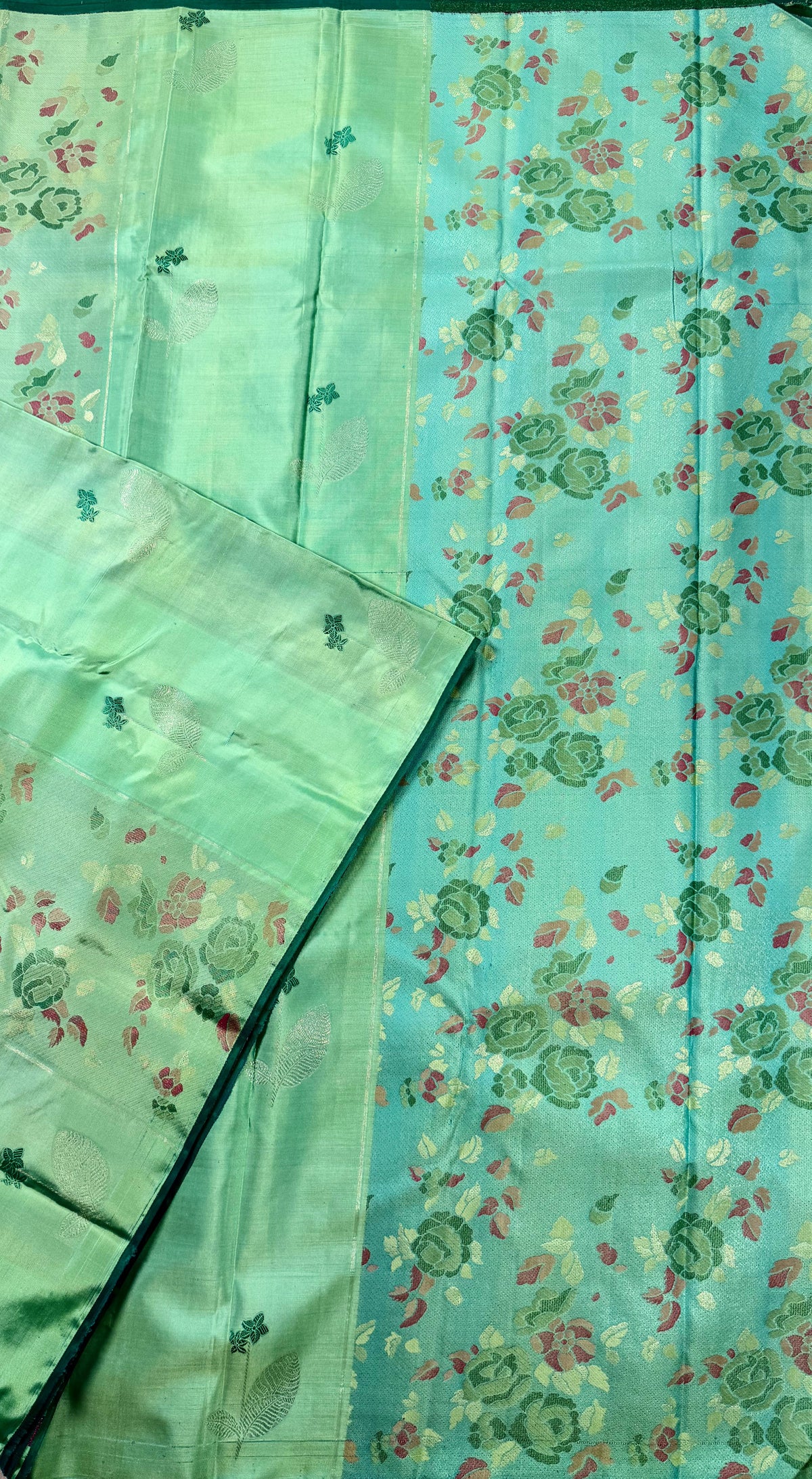 Green Pure Silk Kanjivaram Saree