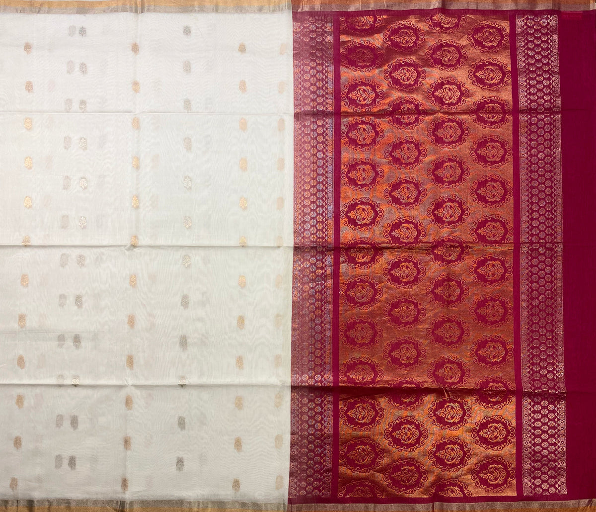 Pink Silk Cotton Saree